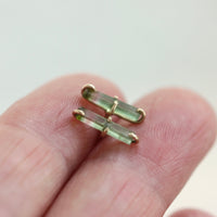 Watermelon Tourmaline Stud Earrings