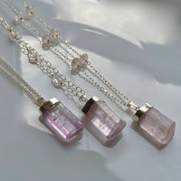 Pink Kunzite Necklace Pendant