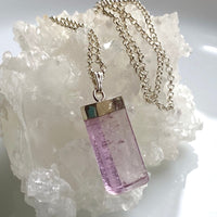 Pink Kunzite Necklace Pendant