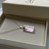 Pink Kunzite Necklace Pendant