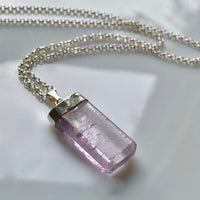 Pink Kunzite Necklace Pendant