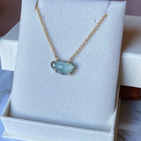 Moss Aquamarine Necklace