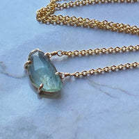Moss Aquamarine Necklace