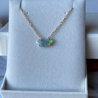 Australian White Opal Necklace