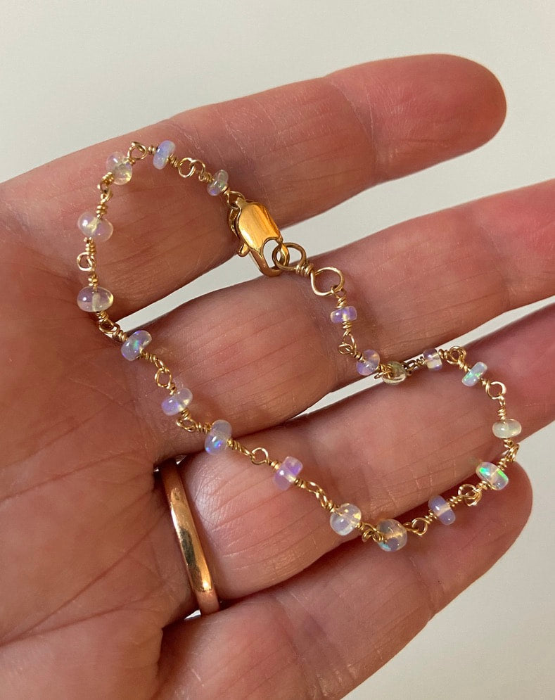 Ethiopian Welo Opal Bracelet