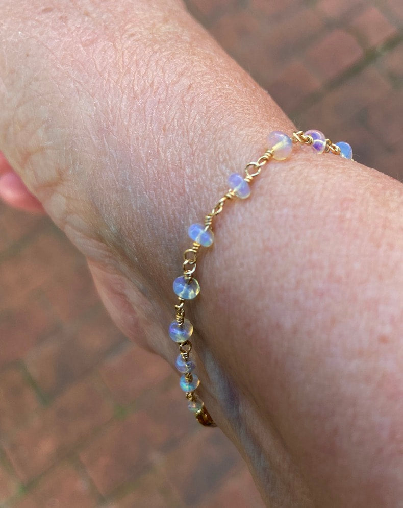 Ethiopian Welo Opal Bracelet