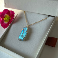 Raw Labradorite Pendant Necklace