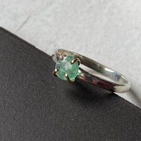 Light Green Emerald Ring
