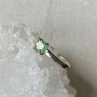 Light Green Emerald Ring