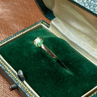 Light Green Emerald Ring