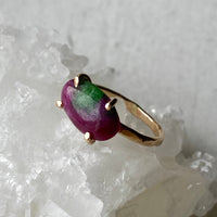 Ruby Zoisite Ring