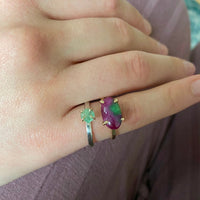 Ruby Zoisite Ring