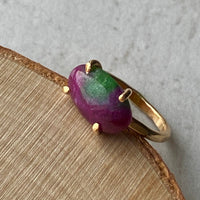Ruby Zoisite Ring