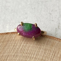 Ruby Zoisite Ring