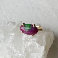 Ruby Zoisite Ring