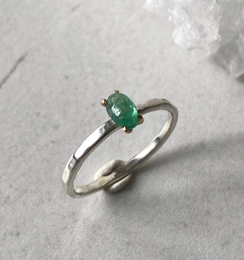 Emerald Ring, May Birthstone Ring