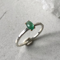 Emerald Ring, May Birthstone Ring