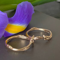 Blueberry Twig Ring, Twig Engagement or Wedding Ring
