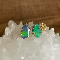 Australian Opal Stud Earrings