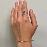 Australian Opal Ring, October Birthstone Ring
