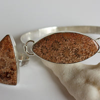 Indonesian Fossilized Coral Ring