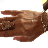 Indonesian Fossilized Coral Ring