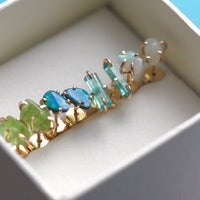 Raw Peridot Post Earrings