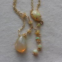 Ethiopian Welo Opal Necklace, October Birthstone Necklace