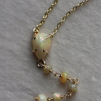 Ethiopian Welo Opal Necklace, October Birthstone Necklace