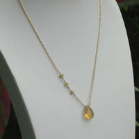 Ethiopian Welo Opal Pendant Necklace, October Birthstone Necklace