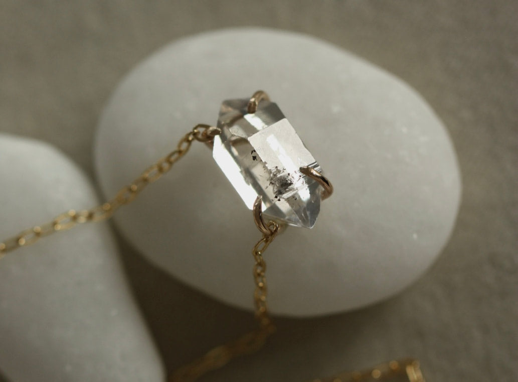 Natural Herkimer Diamond Necklace