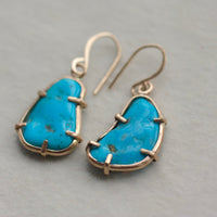 Sleeping Beauty Turquoise Earrings