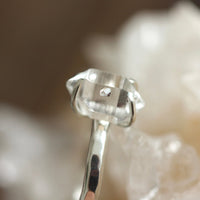 Natural Herkimer Diamond Ring