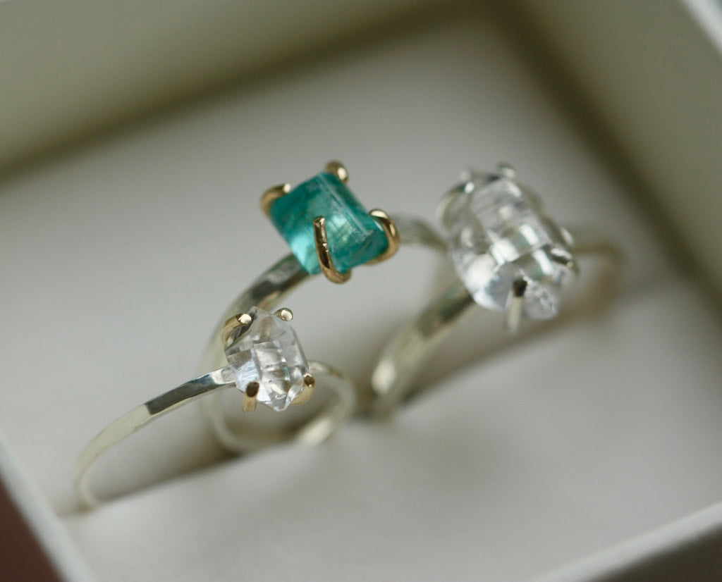 Natural Herkimer Diamond Ring