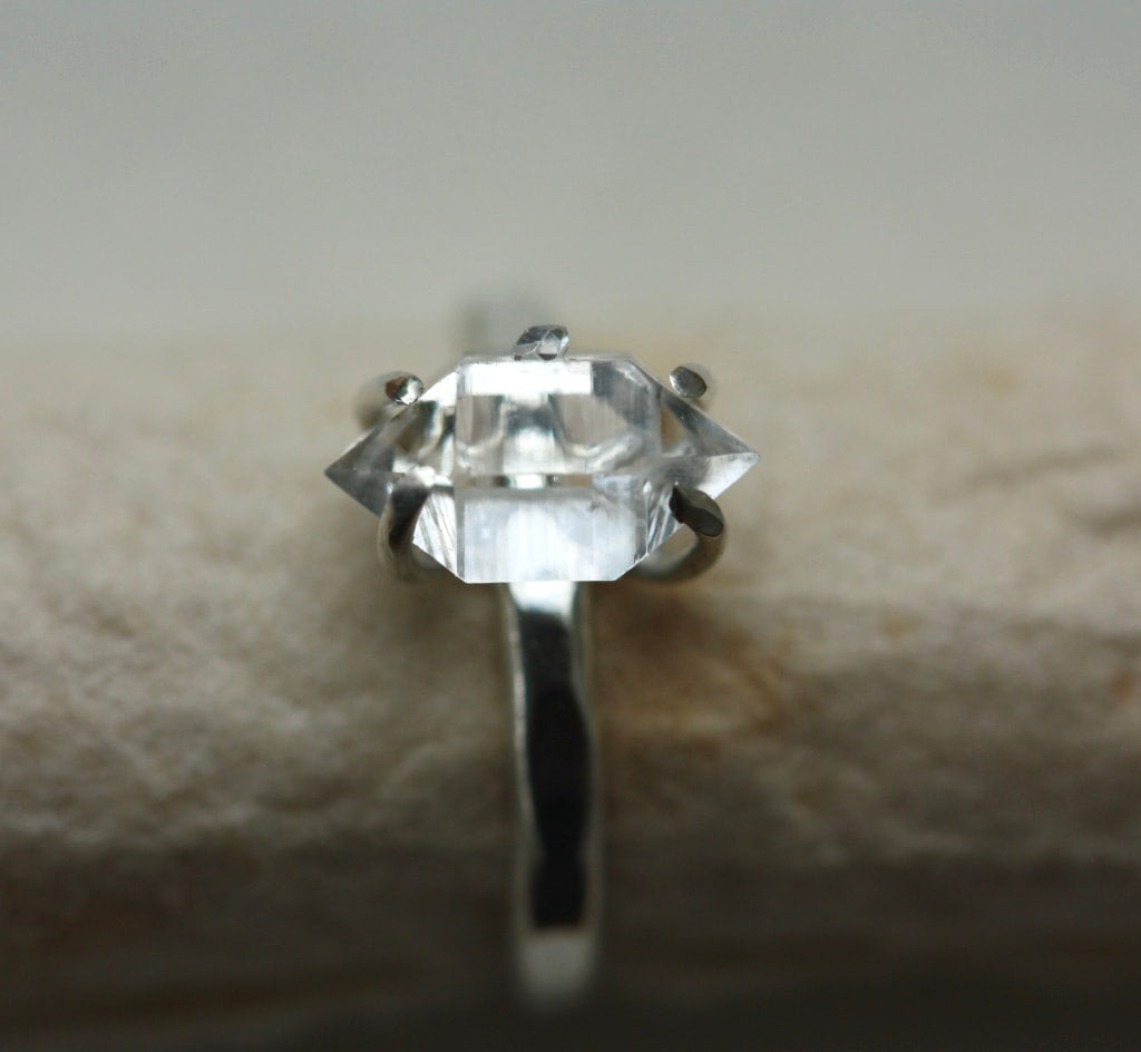 Natural Herkimer Diamond Ring