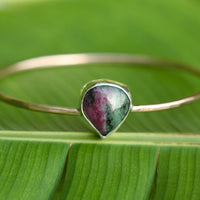Ruby Zoisite Bangle