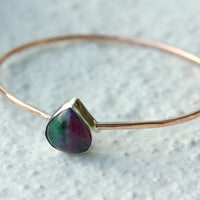 Ruby Zoisite Bangle