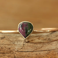 Ruby Zoisite Bangle