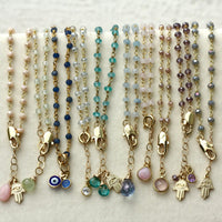 Neon Apatite Rosary Bracelet