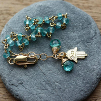 Neon Apatite Rosary Bracelet