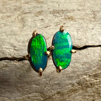 Australian Opal Stud Earrings