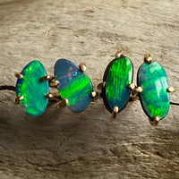 Australian Opal Stud Earrings