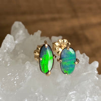 Australian Opal Stud Earrings