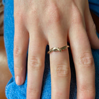 Blueberry Twig Ring, Twig Engagement or Wedding Ring