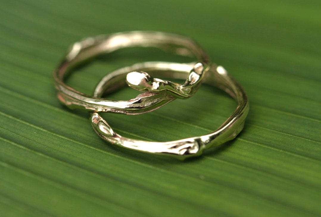 Blueberry Twig Ring, Twig Engagement Ring, Twig Wedding Ring, Twig Stacking Ring