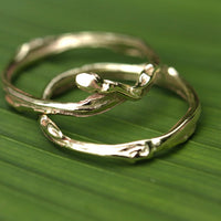 Blueberry Twig Ring, Twig Engagement Ring, Twig Wedding Ring, Twig Stacking Ring