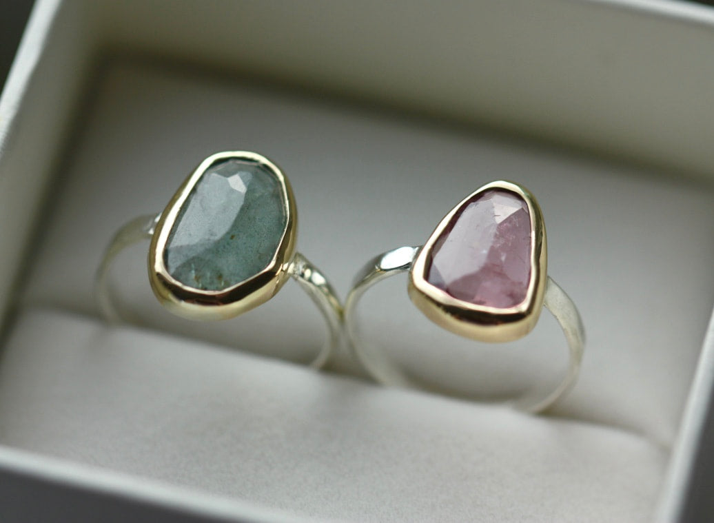 Pink Tourmaline Ring, October Birthstone Ring