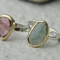 Pink Tourmaline Ring, October Birthstone Ring