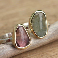 Pink Tourmaline Ring, October Birthstone Ring