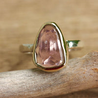 Pink Tourmaline Ring, October Birthstone Ring